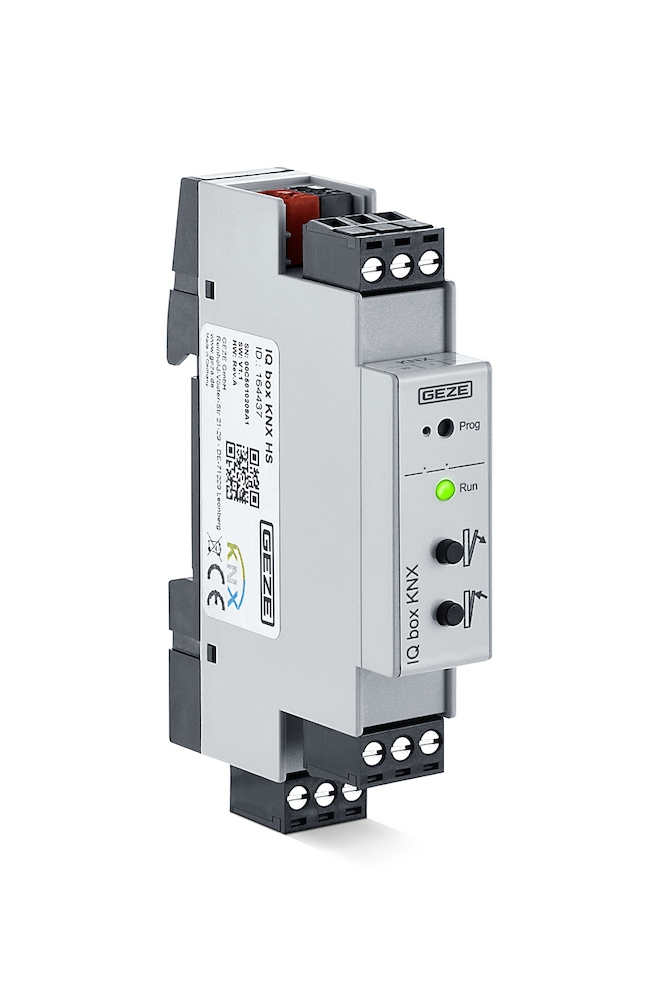 Produktbild RWA-Steuergerät, IQ box KNX, 24V DC, Hutschienenmontage, Kunststoff