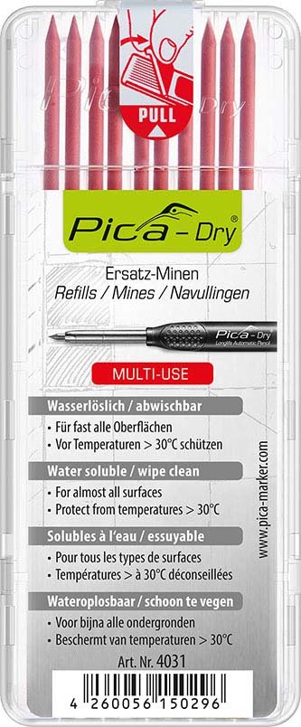 Pica DRY Ersatzminen rot