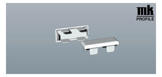 MENKE Zaunkappe für Zaunlatte ZK 126 F 7505 60mm flach foliert Schokobraun