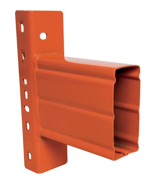 Schulte Lagertechnik Palettenregal-Holmpaar 2.700 mm LNS-DUO 100x50x1,5 mm Belastbarkeit 1.545 kg orange