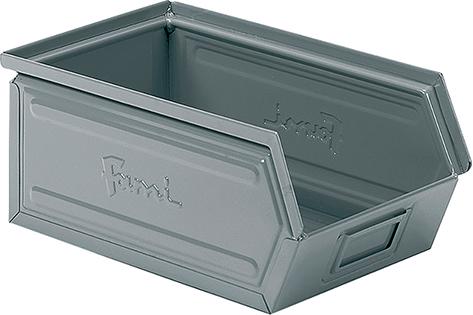 STAHLBEHÄLTER GR.3A2 GRAU RAL7000 MM B=200 T=350 H=145