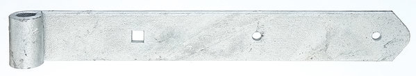 GAH ALBERTS Ladenband, gerade, Abschluss abgerundet, für Dorn 13 mm, Stahl feuerverzinkt