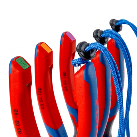 Knipex Kombizange 03 02 180 180mm schwarz atramentiert mit Comfort-Griffen