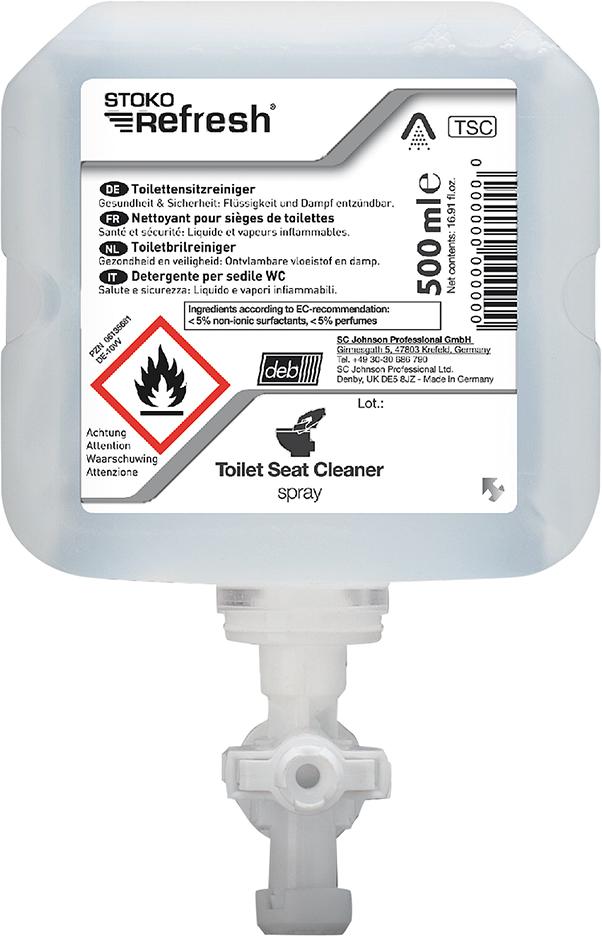 SC Johnson Professional STOKO Refresh-Spray (TSC)Toilettensitzreiniger 500 ml Flasche Alkoholhaltig