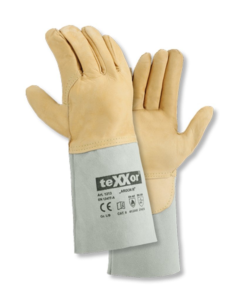 teXXor® Schweißerhandschuhe ARGON III 8, beige