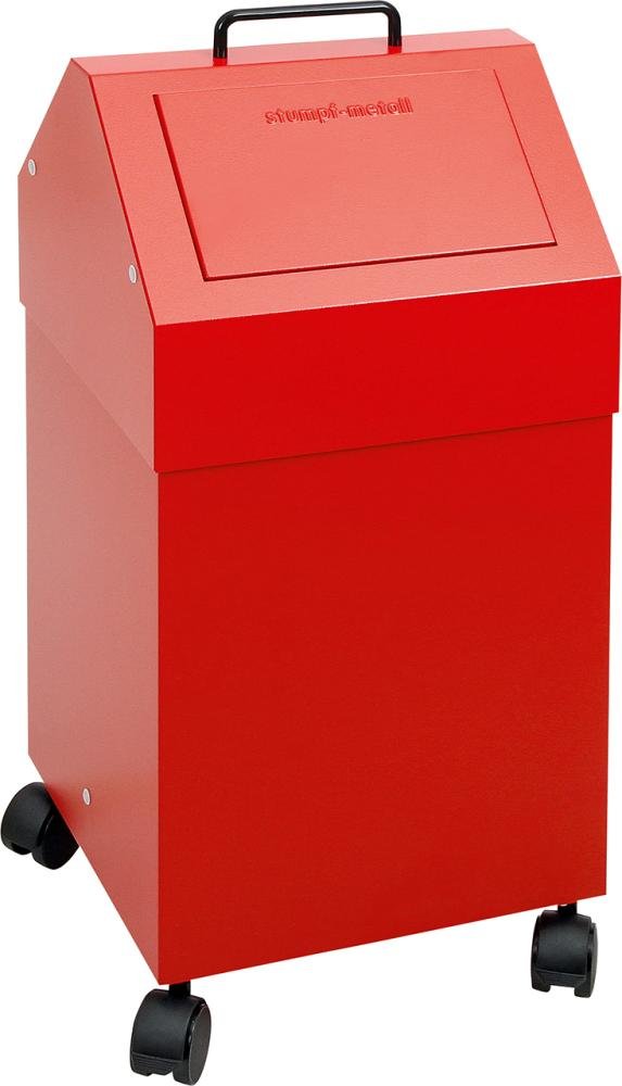 Stumpf Wertstoffsammler 45 l mobil rot stumpf