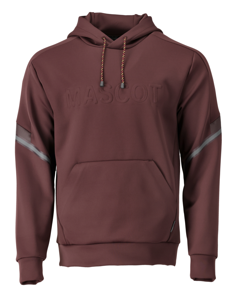 Produktfoto Mascot Fleece Kapuzensweatshirt mit MASCOT-Logo Kapuzensweatshirt Größe XL, bordeaux