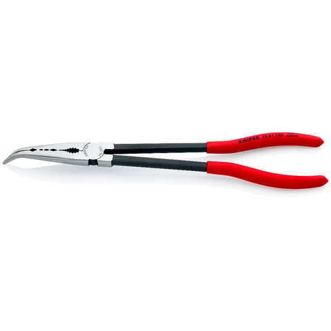 Knipex Montierzange 28 81 280 mit Querprofilen, 280 mm, gebogen