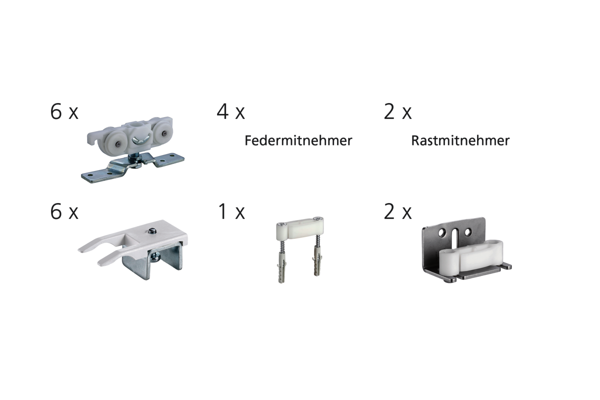 Woelm HELM 73 Teleskop-Set Holz dreiflügelig bis 80 kg