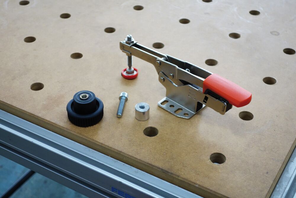 Bessey Senkrechtspanner STC-VH50-T20 inkl. Adapter Spannweite 40mm