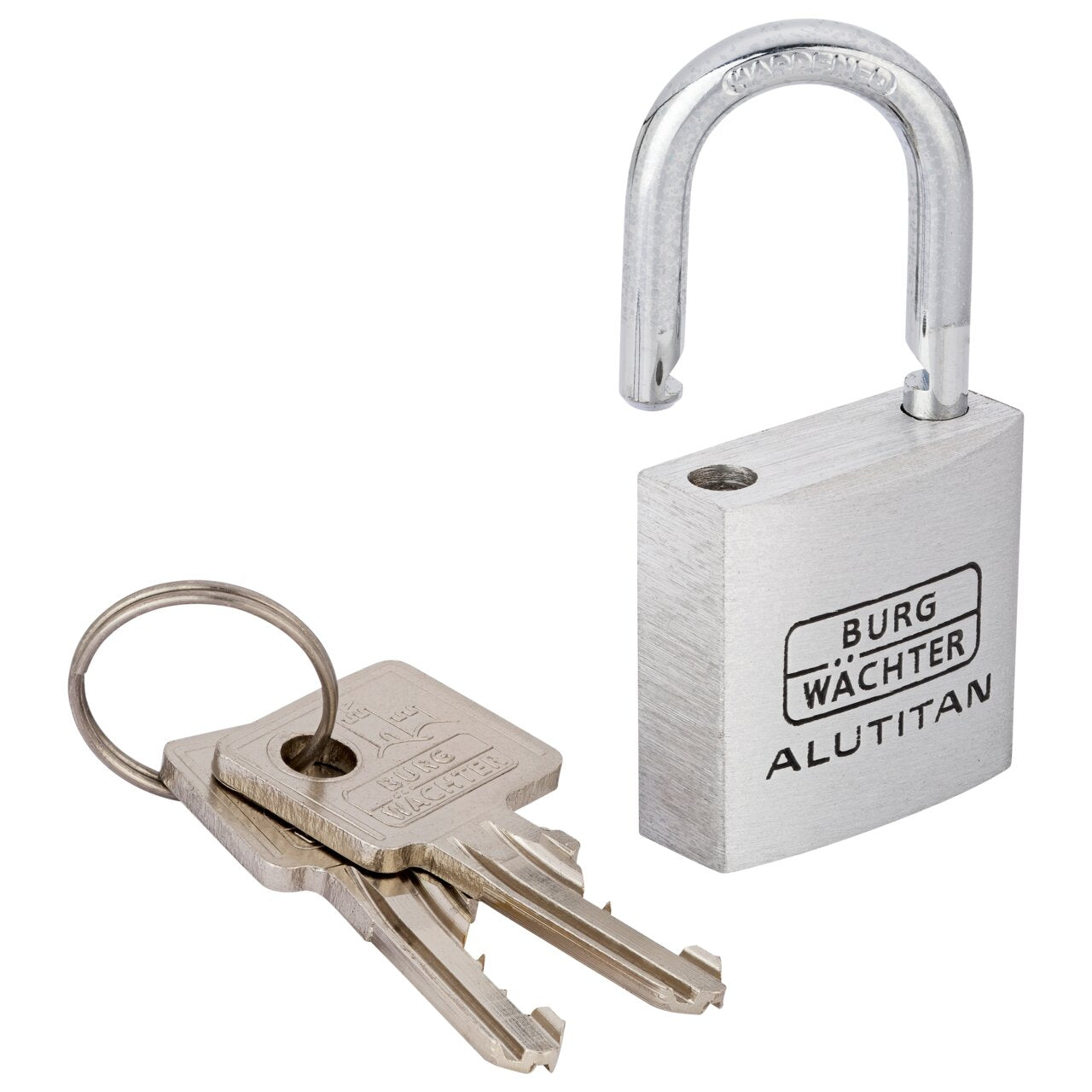 Burg Wächter Zylinder-Vorhängeschloss 770 ALUTITAN 30 mm Aluminium