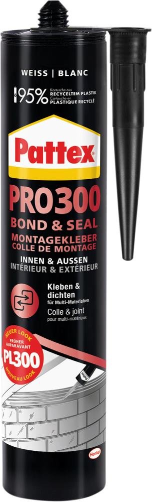 Pattex Montagekleber PRO300 410g weiß