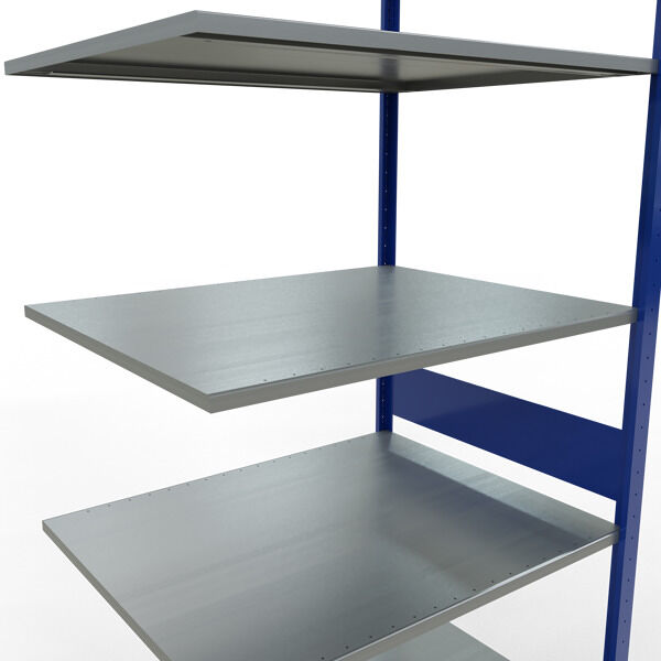 Schulte Anbauregal MULTIplus150 3000x1000x800mm 7 Fachböden verzinkt
