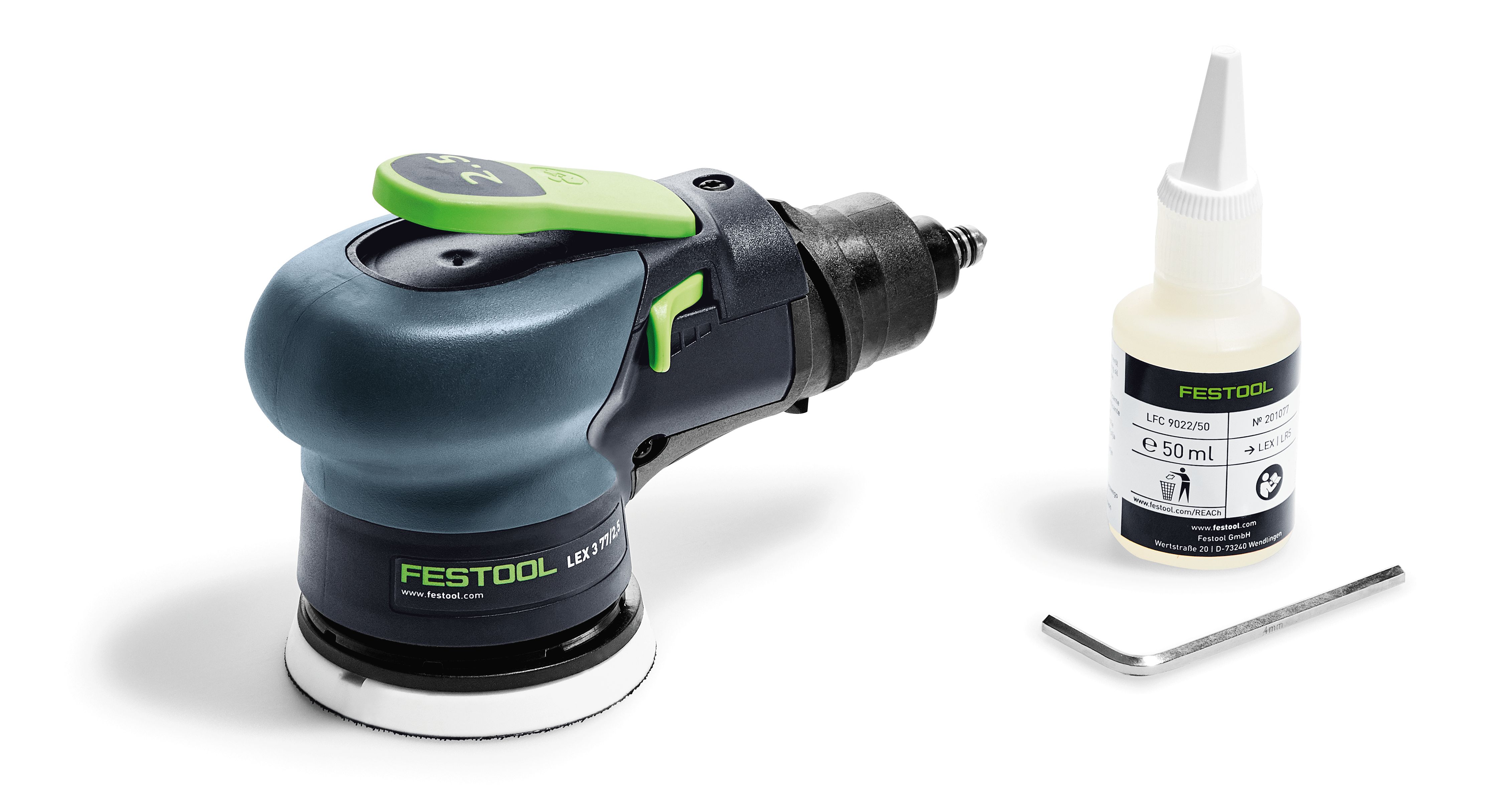 Druckluft-Exzenterschleifer LEX 3 77/2,5, Gerät, Elektrische Bohrmaschine, Werkzeug