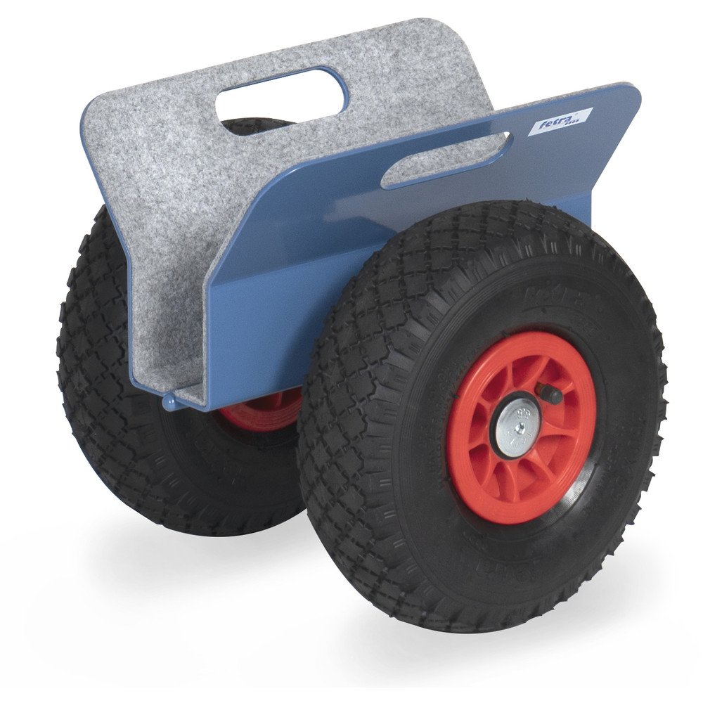 Fetra Plattenroller 4156 mit Klemmbacken 250 kg Tragkraft Luftbereifung