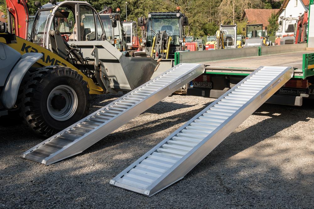 ALTEC Aluminium-Verladeschiene, mit Rand