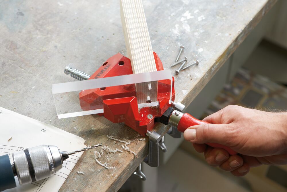 Bessey Winkelspanner WS3 Zinkdruckguss 2x55mm Holzgriff 0,96kg