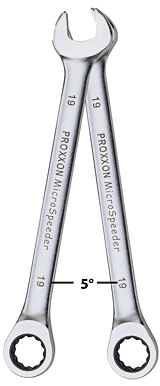Proxxon MicroSpeeder Ratschenschlüssel Satz 23275 gerade Form 7-teilig 8-19mm
