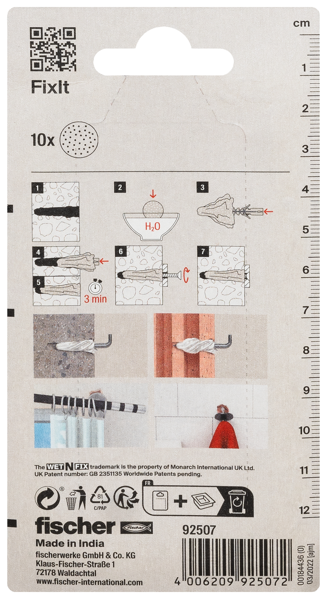 Produktbild, Text, QR-Code, Papier, Person