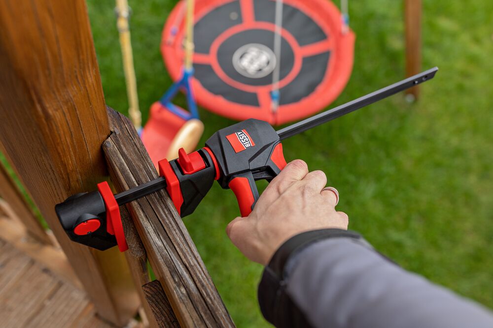 Bessey Einhandzwinge EZ360M-15 mit drehbarem Griff 150mm Spannweite 60mm Ausladung 750N