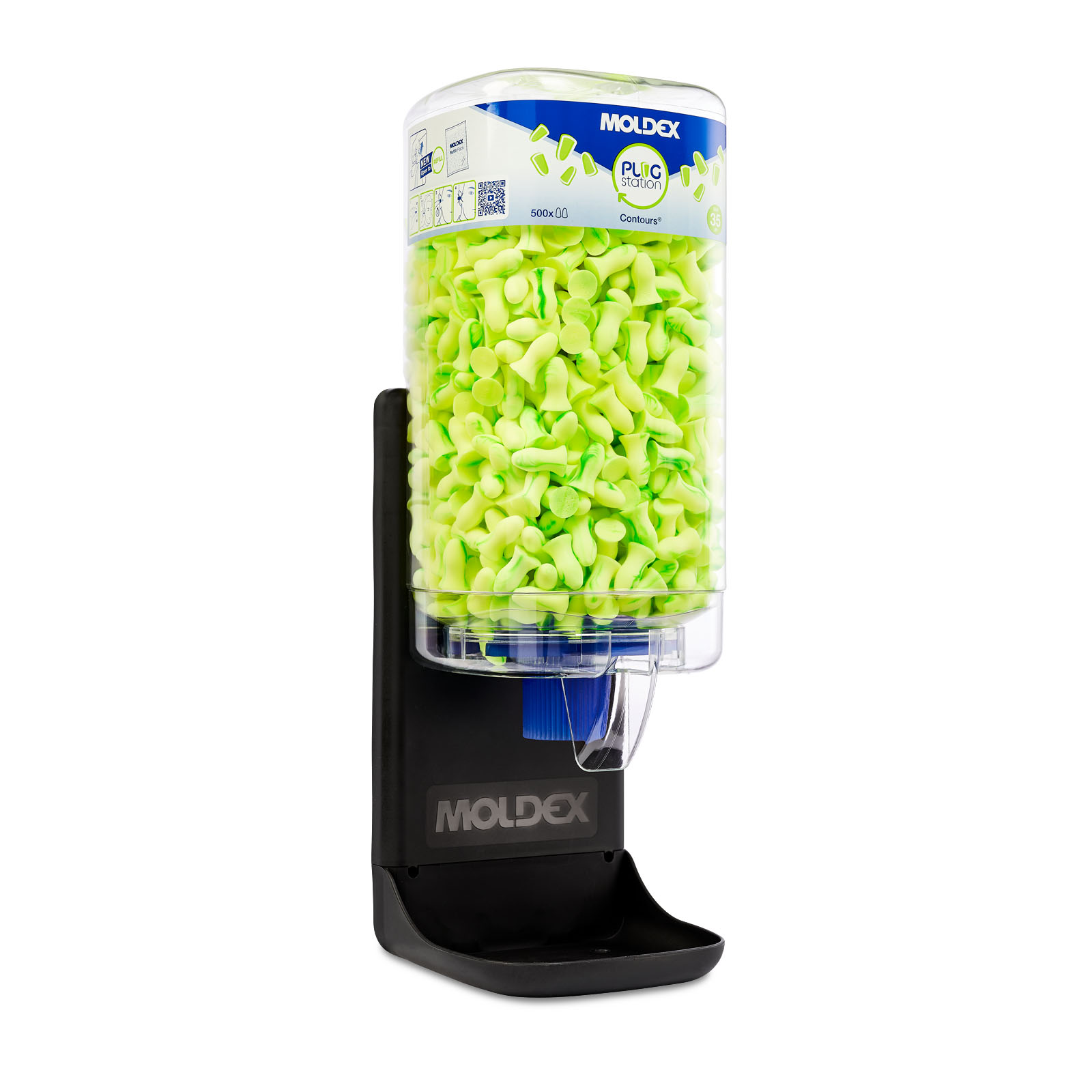 Moldex Contours® Gehörschutzstöpsel 740001 SNR 35 dB grün 200 Paar