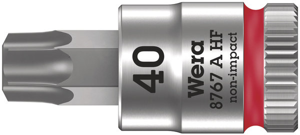 8767 A HF TORX® Zyklop bit socket with holding function, 1/4&quot; drive, TX 40