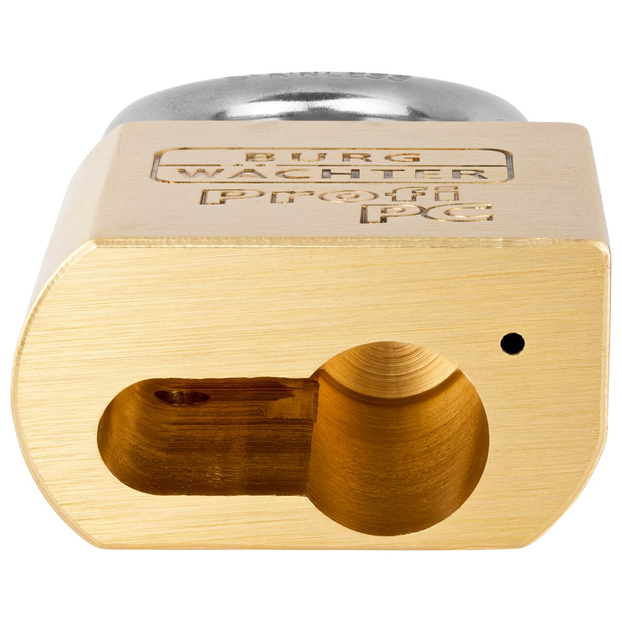 Burg Wächter Zylinder-Vorhangschloss 116 PC 50 Niro Messing 51,3mm