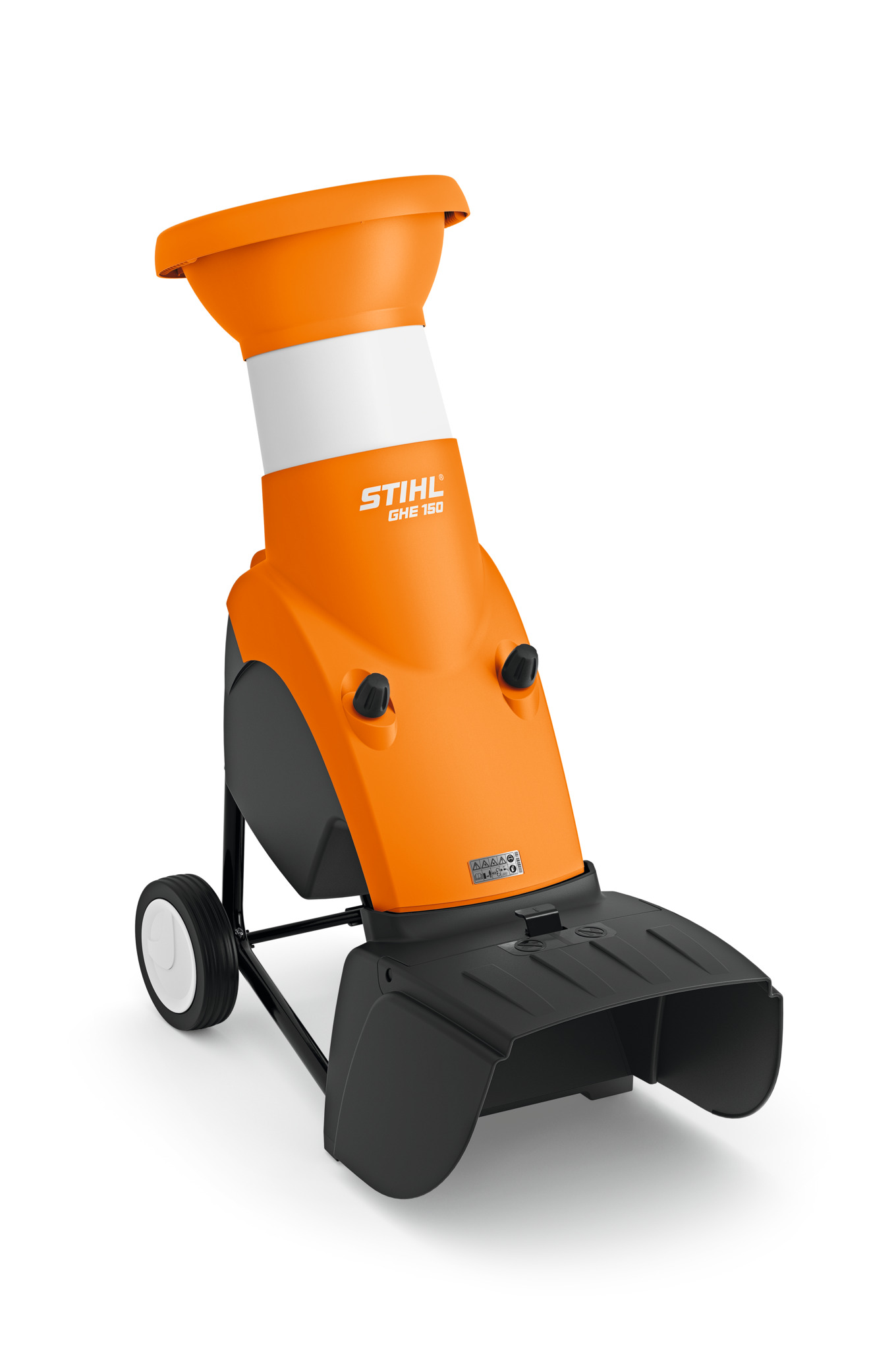Kettensäge-Schuh, Laubbläser?, Holzspalter?, Stihl?, Gehäuse orange