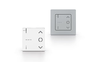 Elero LumeroSon W-868 1-Kanal Funk-Wandsender weiß