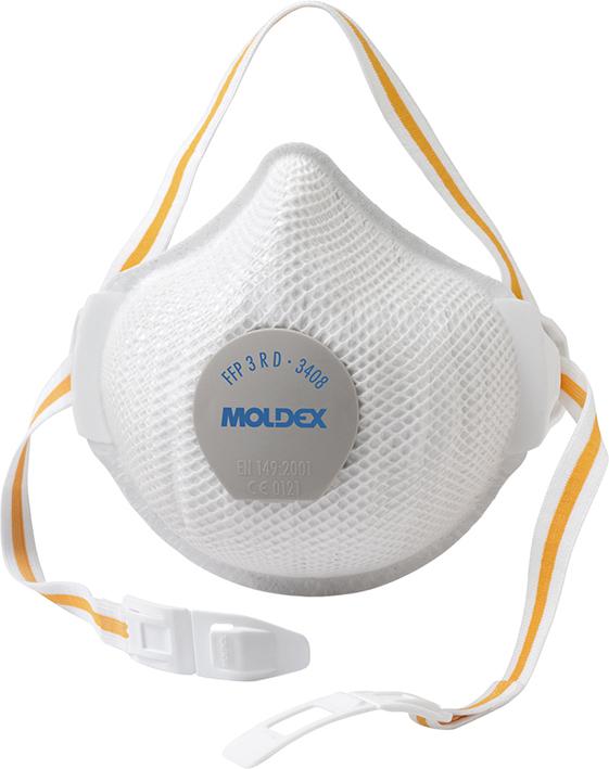 Moldex Atemmaske 3408, Klimaventil,FFP3RD
