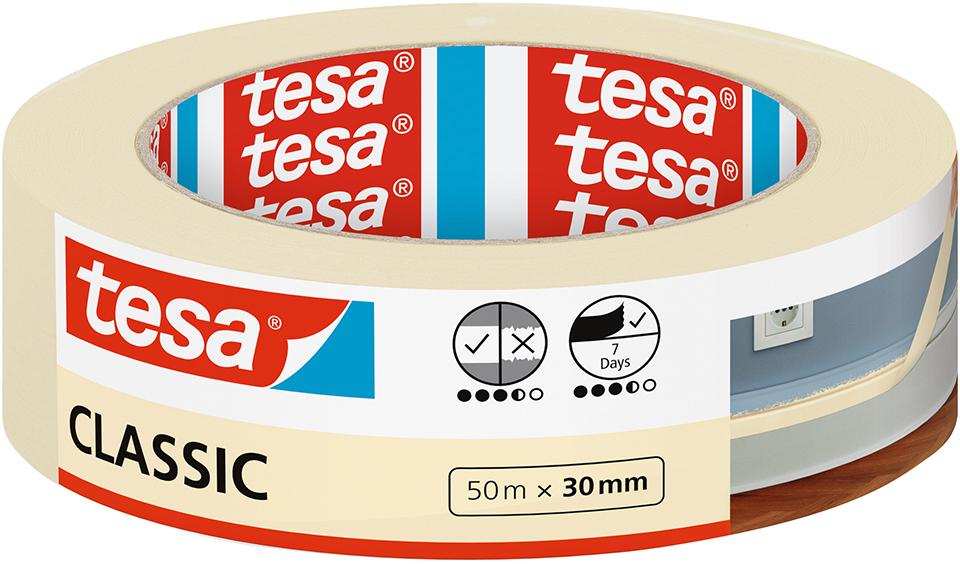 Tesa® Malerband Classic, 50M:30Mm 15 Chamois 50m x 30mm