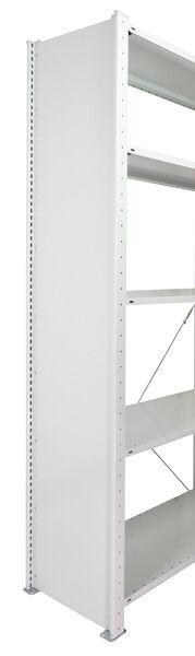 Schulte Stahlblech-Seitenwand MULTIplus 1300 x 600 mm RAL 7035 Lichtgrau