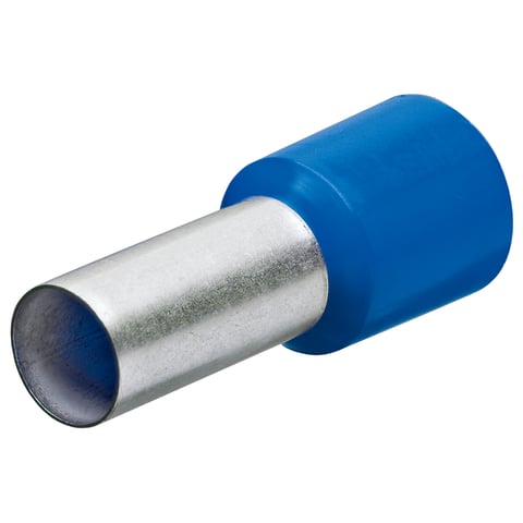 Knipex Aderendhülsen mit Kunststoffkragen 97 99 334 2,5 mm² blau 200 Stück