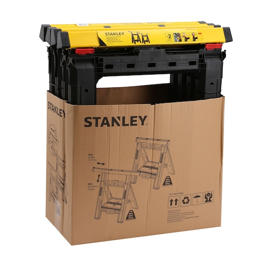 Stanley Unterstellbock Vario Paar STST1-70559 Höhenverstellbar Breitenverstellbar 450kg