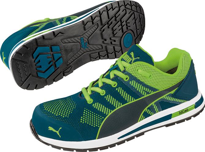 Puma Sicherheitshalbschuh Elevate Knit Green Low 643170, S1P HRO SRC ESD