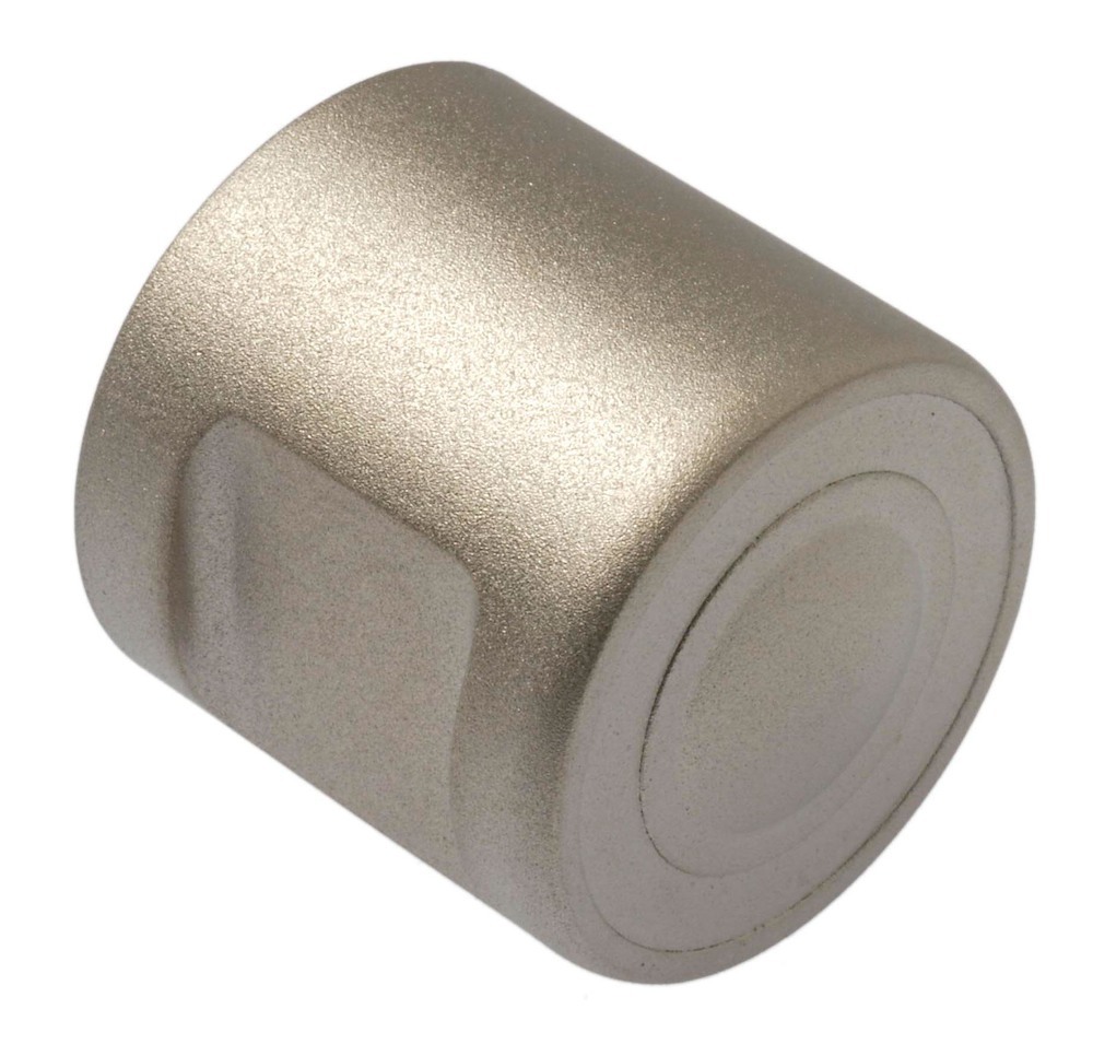 Produktbild Format Knopf feststehend, matt vernickelt