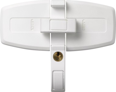 Abus Fenster-Zusatzschloss DFS 95 W AL0125 weiß gleichschließend