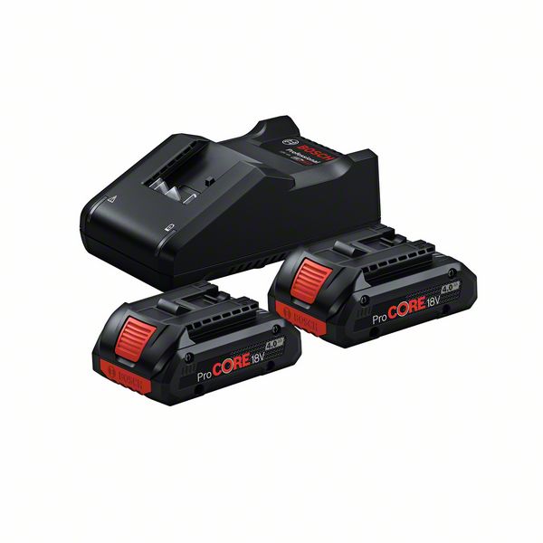 Bosch Starter-Set 2 x ProCORE18V 4.0Ah + GAL 18V-40