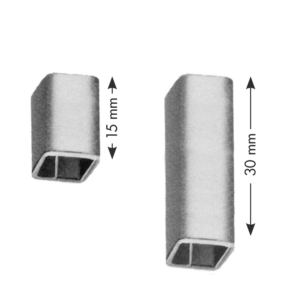 BEVER Ausgleichshülse 731S, 9/8mm, L 15mm, Stahl verzinkt