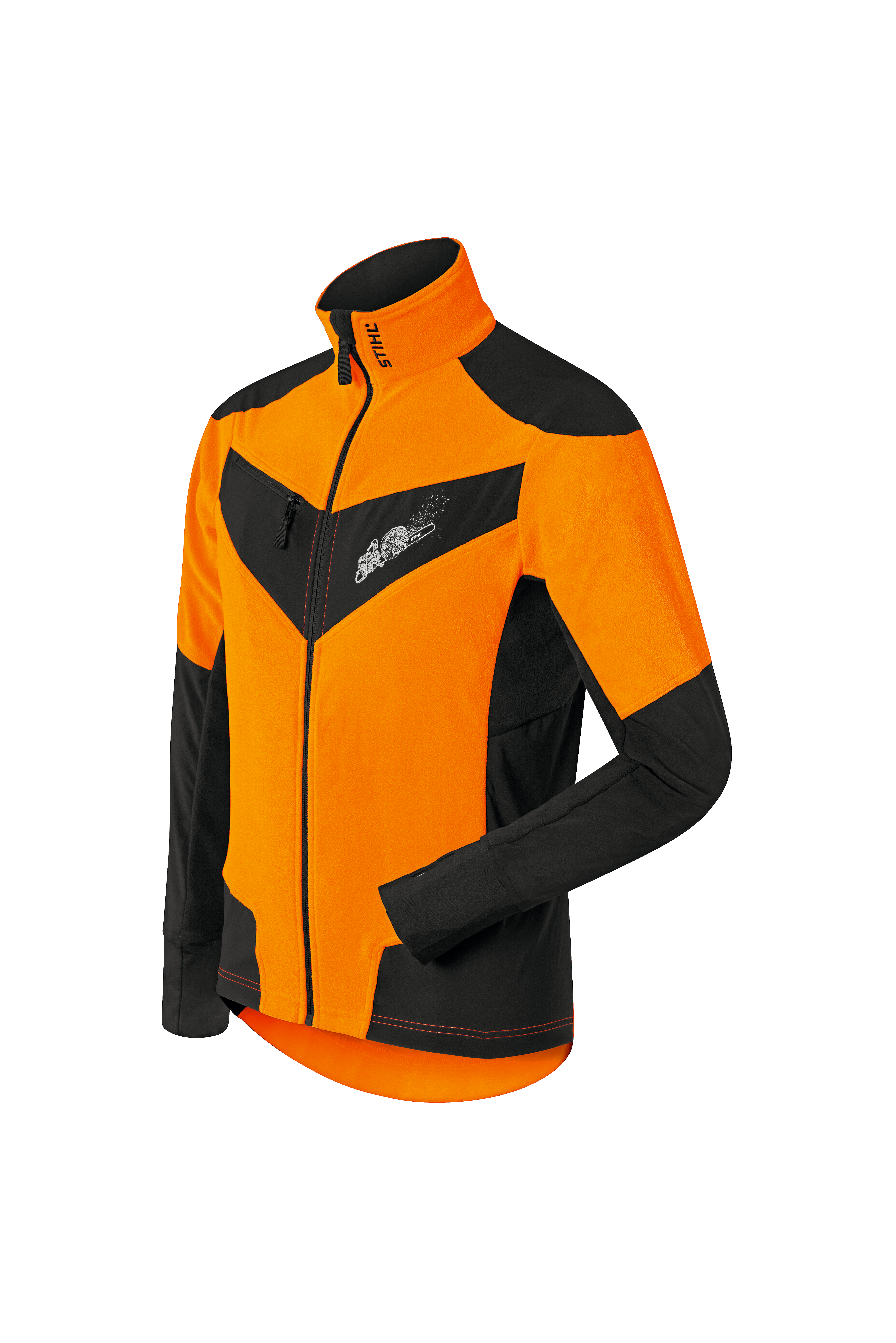 Stihl DYNAMIC, Fleecejacke Gr. L warnorange