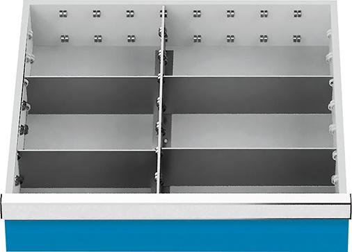 Bedrunka + Hirth Metalleinteilung FH 150 B530 x T500