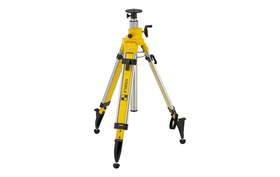 Stabila Kurbelsäulen-Baustativ BST-K-XL, für Laser und Nivelliergeräte, Höhe: 118?300 cm, 5/8 -Gewindeschraube