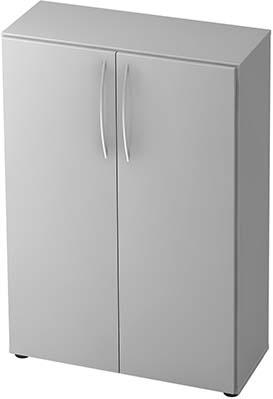 Hammerbacher Schrank 3 OH B 800 mm lichtgrau