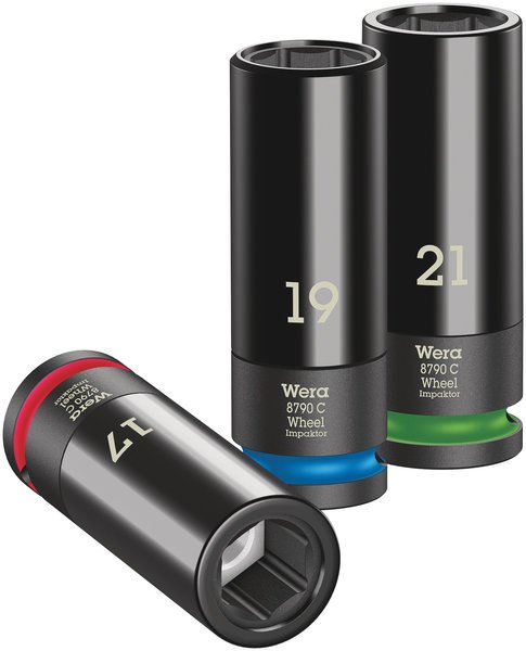 Wheel Impaktor C Set 1 Socket set, 1/2" drive, 3 pieces