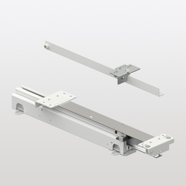 peka Forte Hochschrank-Vollauszug Typ 100.1374.14 680mm lichtgrau RAL 7035 170kg, Schiebetisch, Schubladenträger, Metallbaugruppe, Maschinenteile, Spanndorn
