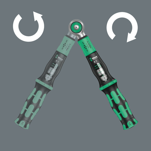 For clockwise and counterclockwise operation