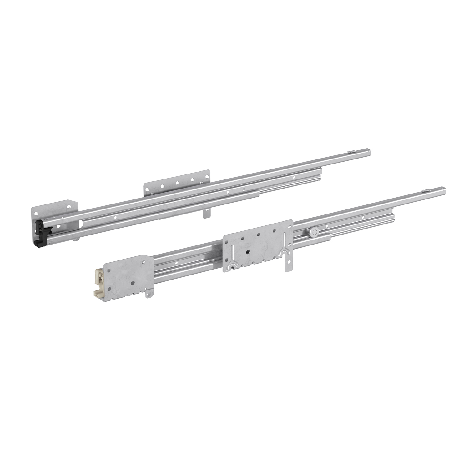 HETTICH Auszugsführung Quadro Duplex 25, Silent System kompatibel, Push to open kompatibel, EB 292 mm / 392 mm, 730 mm, links und rechts