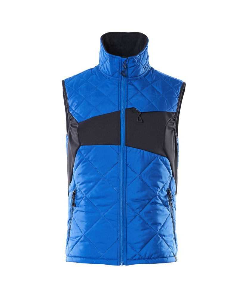 Mascot Thermoweste mit CLIMASCOT® Thermoweste Größe 4XL, azurblau/schwarzblau