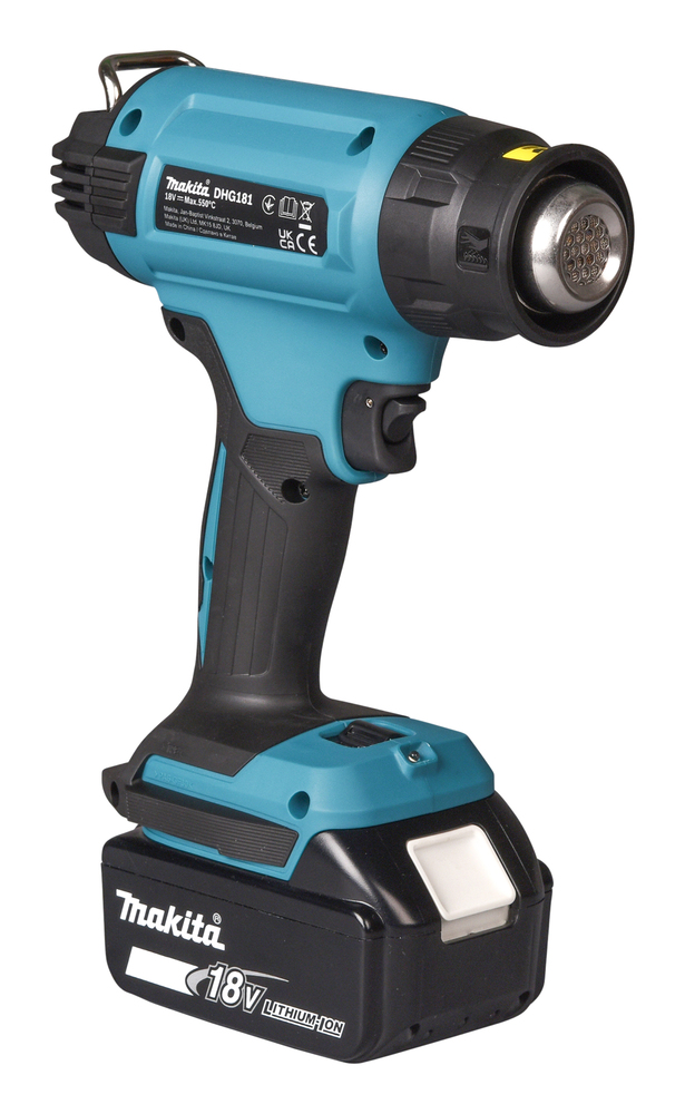 Makita Akku-Heißluftgebläse DHG181ZK 18V LXT 550°C 200 l/min