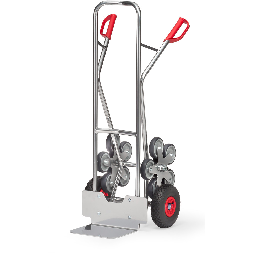Fetra Alu-Treppenkarre AK1327 200kg Luftbereifung 5-Rad-Sterne